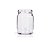 100 UN. POTE DE VIDRO 200 ML COM TAMPA E LACRE - Imagem 1