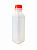 300 UN. FRASCO LEITOSO 500 ML COM TAMPA LARANJA - Imagem 1