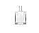02 UN. GARRAFA DE VIDRO 750 ML ALFA FECHAMENTO ROLHA MADEIRA E LACRE TRANSPARENTE - Imagem 1