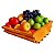 Fruteira De Madeira Cesto Para Frutas E Legumes Organizador - Imagem 2