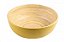 BOWL TIGELA DECORATIVA EM MADEIRA COR AMARELO - Imagem 1