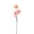 HASTE FLORAL ROSA X3 COM 65CM - Imagem 1