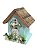 Casa de passarinho porta vela verde P - Imagem 2