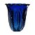 VASO DECORATIVO EM MURANO - AZUL SAFIRA - ELEGANCE - Imagem 1