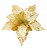 Poinsetia Decor Champanhe com dourado - Imagem 1
