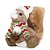ESQUILO DECOR C/CACHECOL E GORRO - Imagem 1