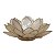 CASTICAL DECOR FLOR DE LOTUS EM MADREPEROLA C/ DOURADO M - Imagem 2