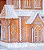Casinha Gingerbread Home Sweet Home do Papai Noel em Resina e com Led - Imagem 6