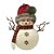 BONECO DE NEVE COM LUZ DE LED G - Imagem 1