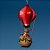 Escultura Natalina Rena do Noel nos Ares Balloon em Resina - Imagem 3