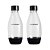 Conjunto de 2 Garrafas 500ml Sodastream Preta - Imagem 1