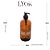 PORTA SABONETE LIQUIDO DE VIDRO AMBAR C/PUMP PRETO 490ml - Imagem 6