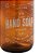 PORTA SABONETE LIQUIDO DE VIDRO AMBAR C/PUMP PRETO 490ml - Imagem 3
