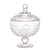 POTICHE DECORATIVO C/PE DE CRISTAL DE CHUMBO SUN - Imagem 1