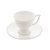XICARA P/CAFE C/PIRES DE PORCELANA SUPER WHITE QUEEN 100ml - Imagem 1