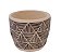 CACHEPOT ETNICO ZIG ZAG EM CIMENTO P - Imagem 2