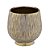 VASO DECORATIVO RUSTICO DOURADO M - Imagem 1