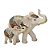 ESCULTURA ELEFANTE DECORATIVO COM FILHOTE - Imagem 1