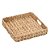 BANDEJA QUADRADA DE RATTAN E METAL P - Imagem 1