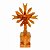 Escultura Divino Espirito Santo pedestal resplendor Madeira - Imagem 1