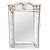 Espelho Decor em madeira Flores brancas G - Imagem 1