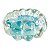 CACHEPOT DINANT AZUL CLARO EM MURANO - Imagem 1
