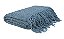 Manta Decorativa para Sofa Chenille Azul Petroleo 1,9x1,3m - Imagem 2