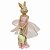 ESCULTURA COELHA PENELOPE COM TRAJE ROSA - EASTER - Imagem 1
