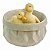 CACHEPOT COM PATINHOS EM RESINA - LINHA FAZENDINHA - Imagem 1