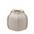 VASO DECORATIVO BEGE ESTILO COURO BOJUDO - Imagem 1