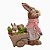 Coelha de Pascoa puxando carrinho e 2 filhotes - Imagem 2