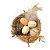 Ninho com 3 ovos Decor - Imagem 1