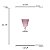 CJ 6 TACAS CRISTAL BOHEMIA  P/VINHO BELLA AMETISTA 350ml - Imagem 6