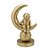 ESCULTURA ASTRONAUTA DECOR NA LUA DOURADO - Imagem 1