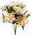 Buquet Floral Dalia Grande - Creme 60cm - Imagem 3