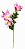 Galho Haste com 3 Mini Magnolia - Rosa 65cm - Imagem 1