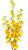 Galho Orquidea Chuva de Ouro Toque Real - Amarela 120cm - Imagem 2