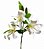 Galho com 3 Flores Lirio Branco 57cm Toque Real - Imagem 4