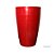 VASO CONE LISO 55 VERMELHO VASAP - Imagem 1