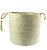 CESTO SEAGRASS CACHEPOT STEFAN BRANCO NATURAL M - Imagem 1