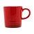 CJ 2 XICARAS DE CAFE DE CERAMICA RETRO VERMELHA 100ml WOLFF - Imagem 3