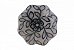 Puxador em Cerâmica Retrô Branco Floral 4,5x6cm - Imagem 1