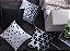 CAPA DE ALMOFADA AVALON ESTAMPA 2 43 CM X 43 CM PRETO/BRANCO - Imagem 2