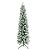 Arvore de Natal Decorativa Slim Nevada 210cm - Imagem 1