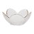 BOWL DE CRISTAL MARTELADO C/BORDA DOURADA TAJ FLOR 9cm WOLFF - Imagem 3