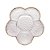BOWL DE CRISTAL MARTELADO C/BORDA DOURADA TAJ FLOR 9cm WOLFF - Imagem 2