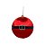 Bola Vermelha Cinto do Papai Noel c/310cm - Imagem 1
