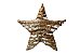 Estrela Nude com Dourada Estilo Rattan - Imagem 1