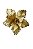 Poinsetia Dourada 25cm - Imagem 1