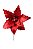 Poinsetia Decorativa Vermelha 50cm - Imagem 1